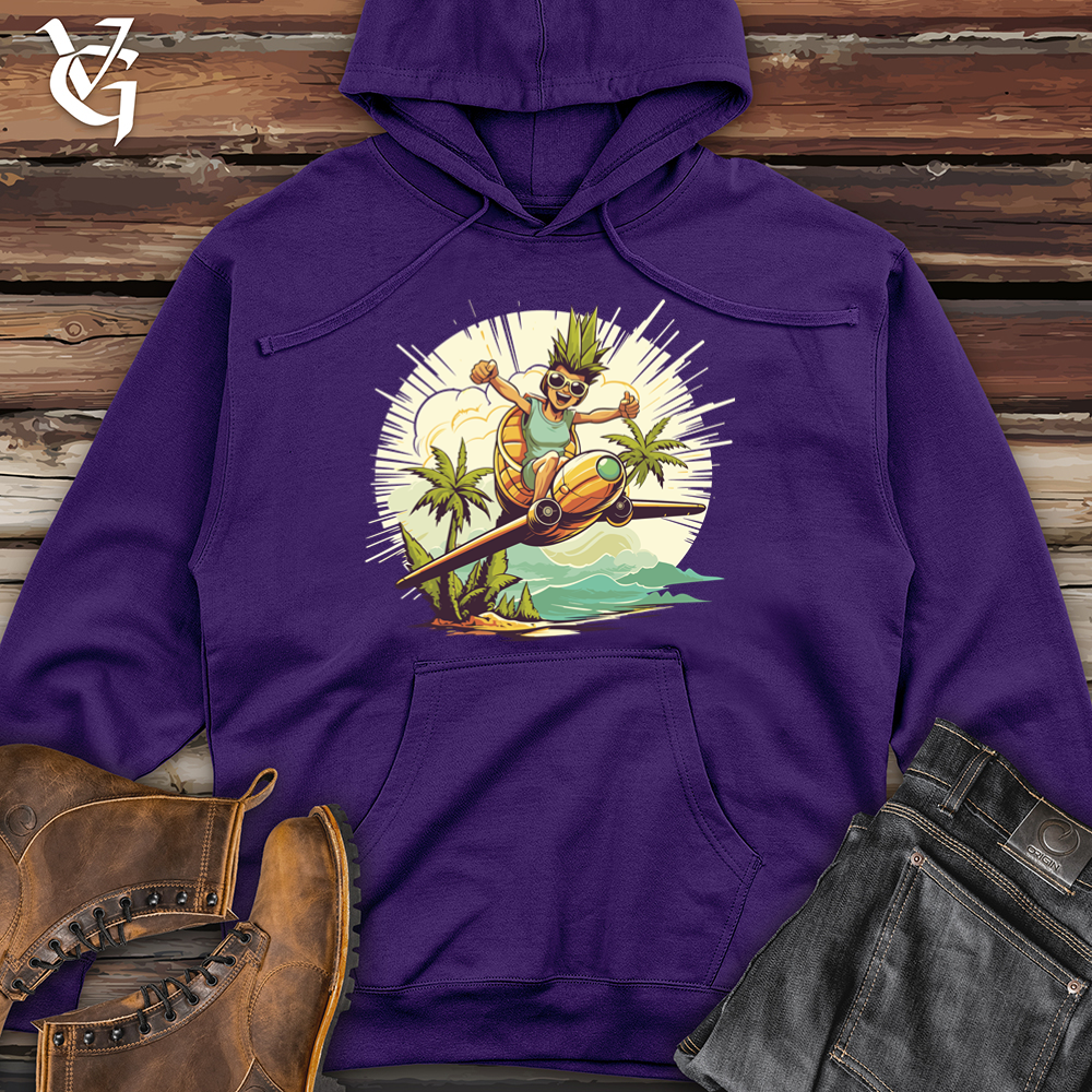 Aviator Pineapple Adventure Midweight Hooded Sweatshirt