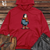 Vintage Snow Boot Penguin Midweight Hooded Sweatshirt