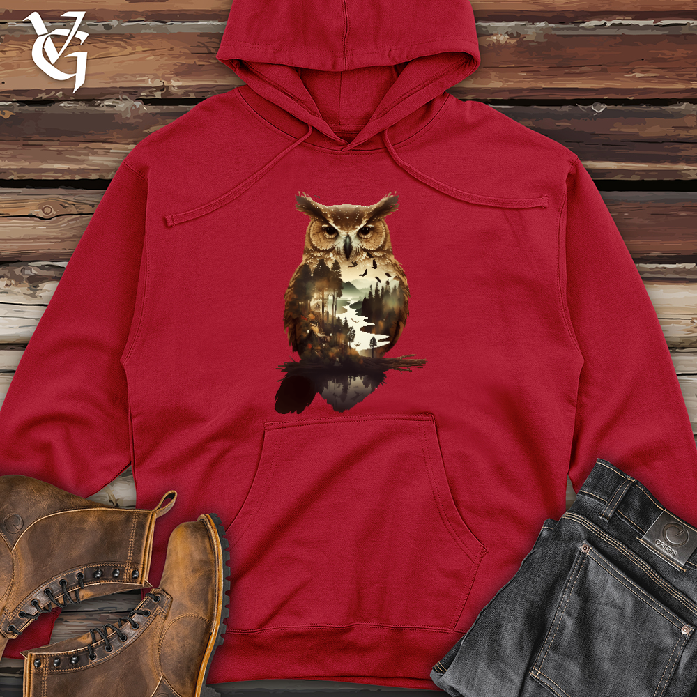 Owl of the River Midweight Hooded Sweatshirt