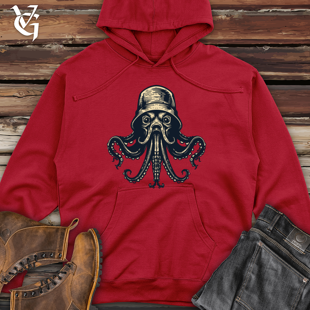 Dark Octopus Midweight Hooded Sweatshirt