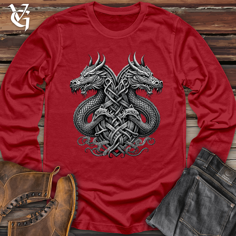 Emblem of Dreki Black & White 2 Long Sleeve