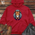 Retro Bow Tie Lion Midweight Hooded Sweatshirt