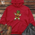 Whimsical Pineapple Warrior Midweight Hooded Sweatshirt