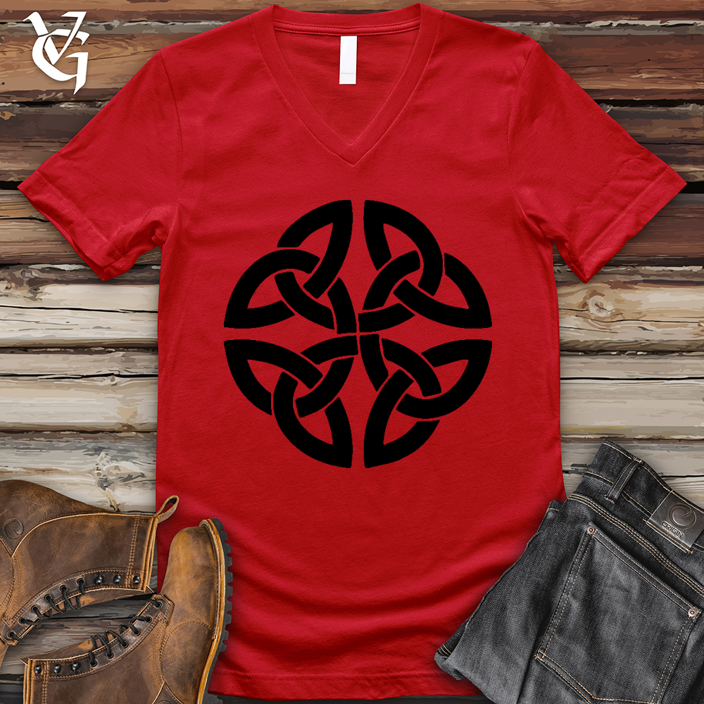 The Celtic Path of Life V- Neck Tee