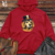 Monocled Top Hat Golden Retriever Midweight Hooded Sweatshirt