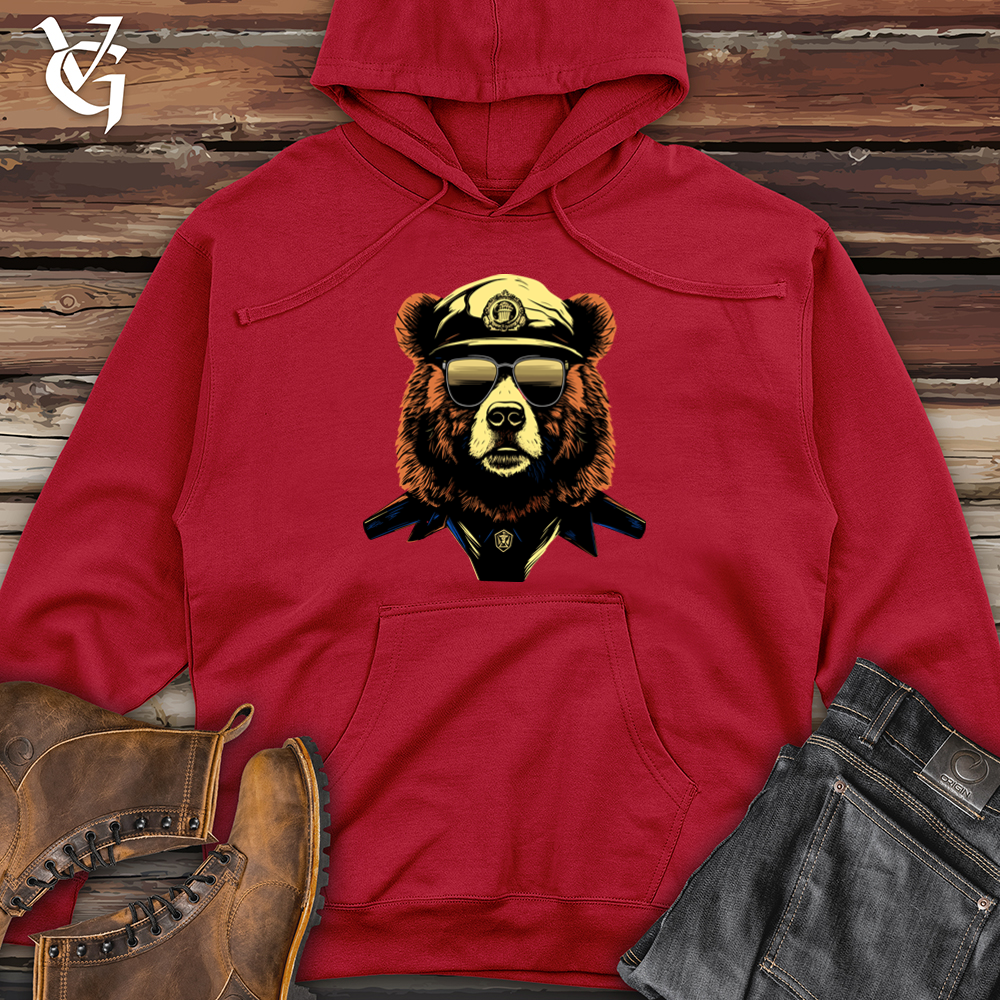 Law Enforcement Bear Watch Midweight Hooded Sweatshirt