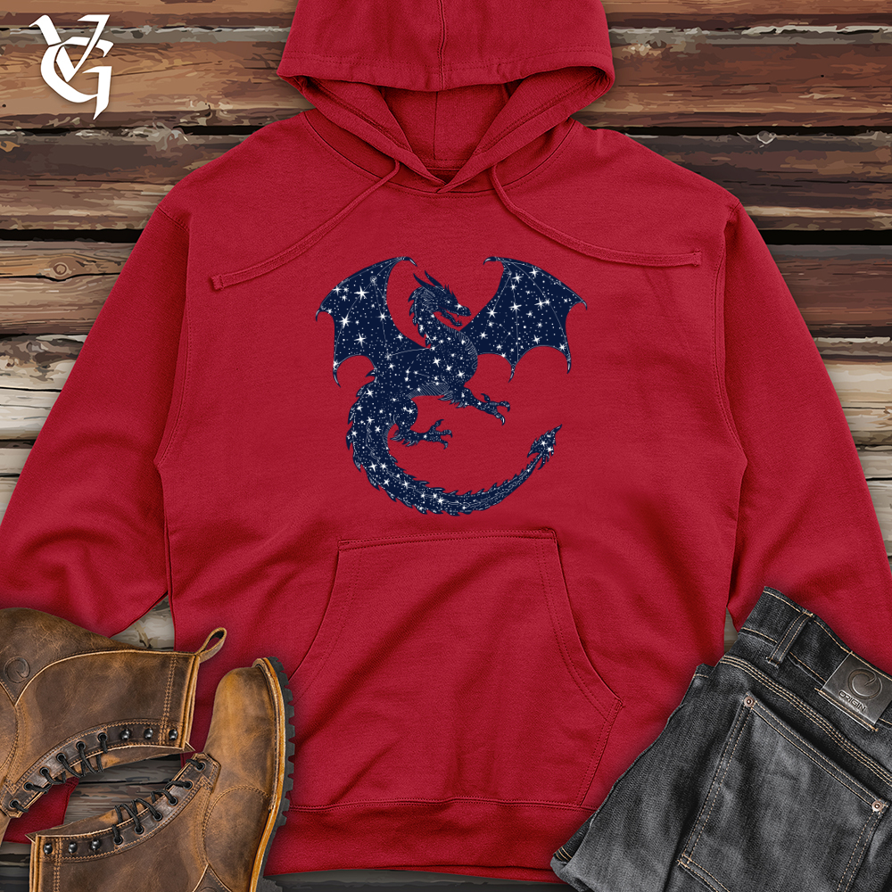 Celestial Dragon Dance Midweight Hooded Sweatshirt