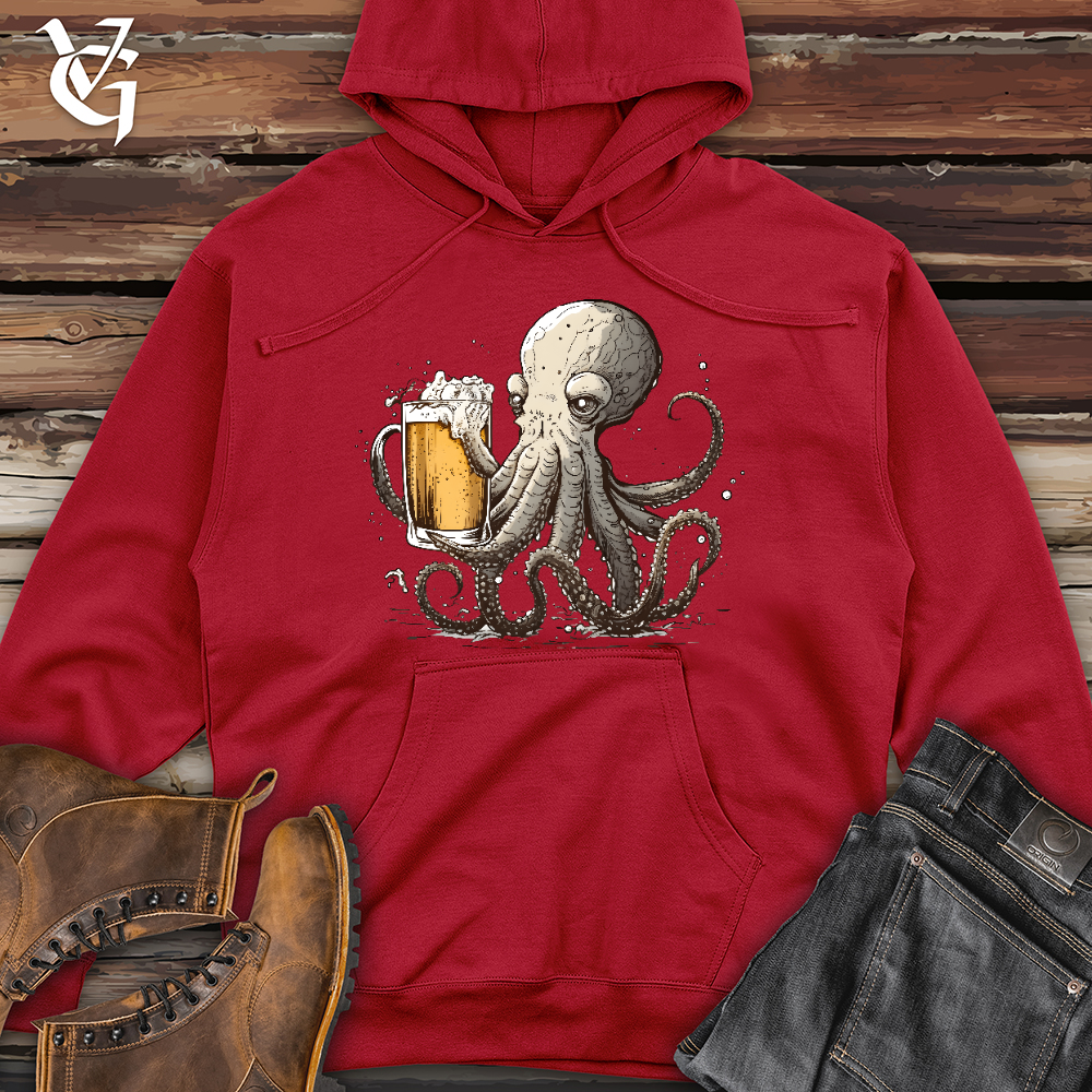 Octopus Happy Hour Midweight Hooded Sweatshirt