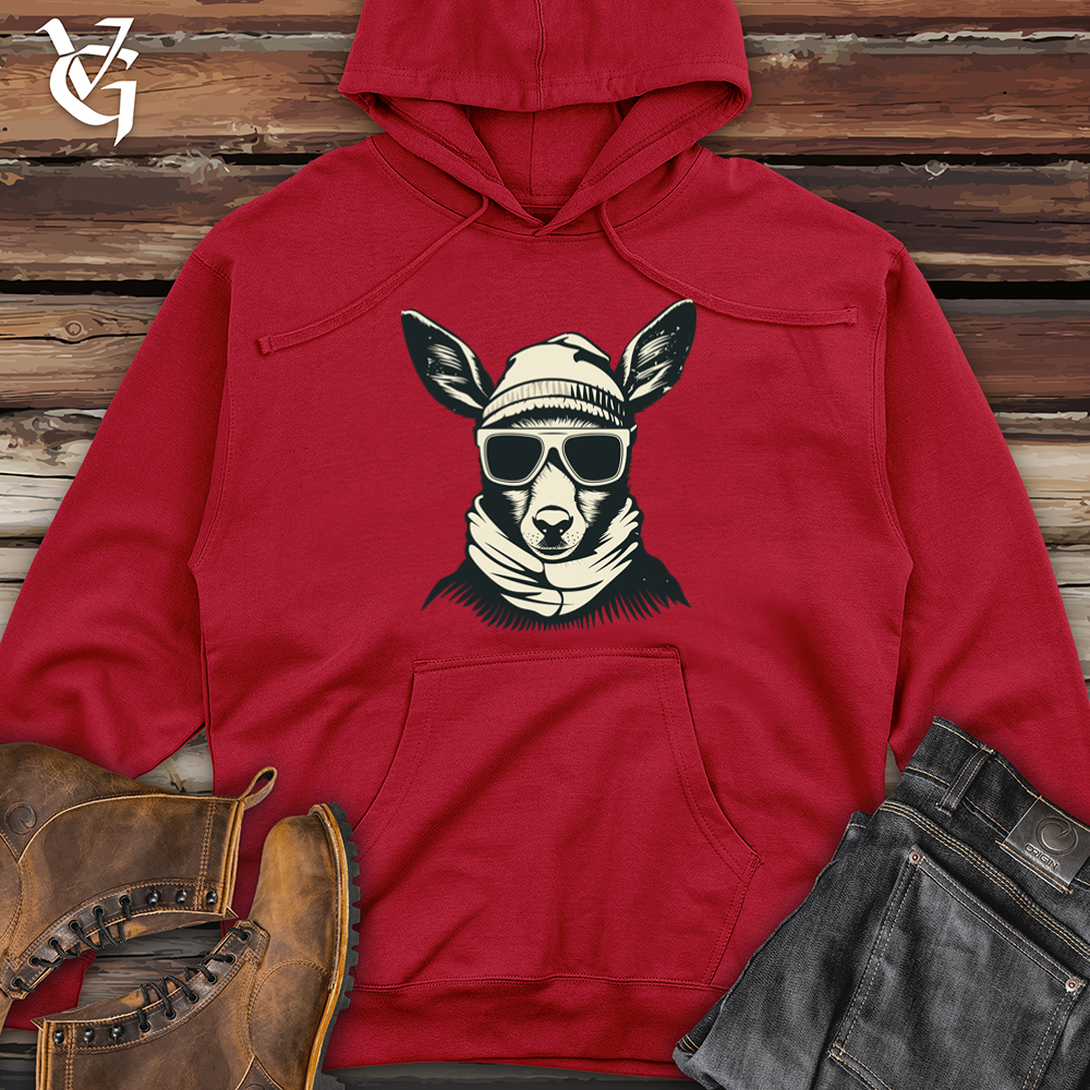 Vintage Ski Masked Buck Midweight Hooded Sweatshirt