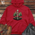 Retro Arboreal Comedy Midweight Hooded Sweatshirt