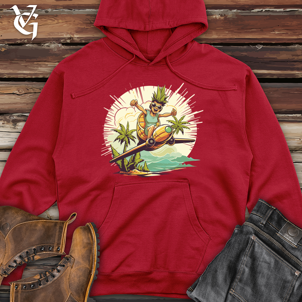 Aviator Pineapple Adventure Midweight Hooded Sweatshirt