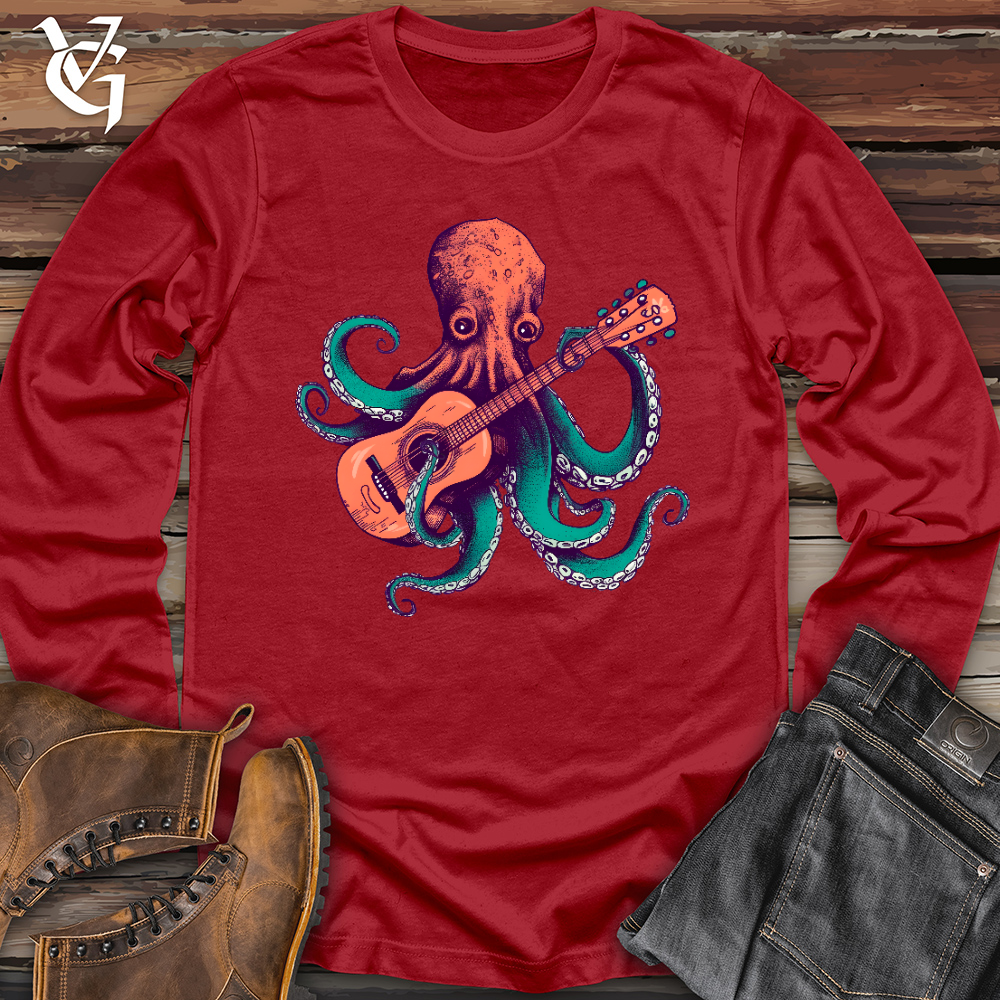 Octopus Guitarist Long Sleeve Tee