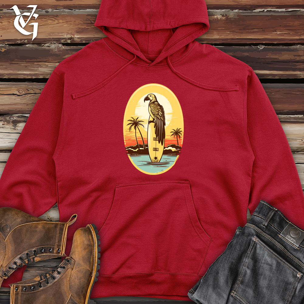 Paddle Board Balancer Raven Midweight Hooded Sweatshirt