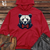 Retro Bow Tie Bear Midweight Hooded Sweatshirt