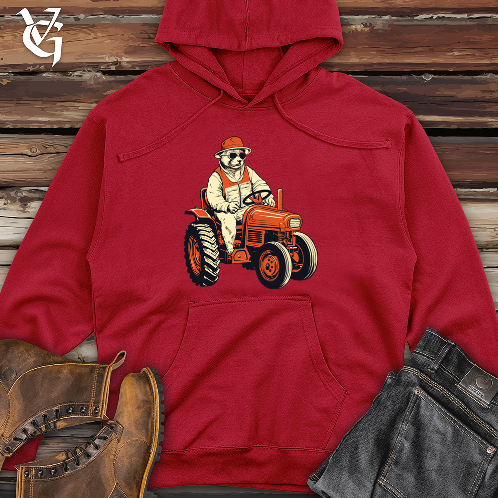 Retro Tractor Beast Midweight Hooded Sweatshirt