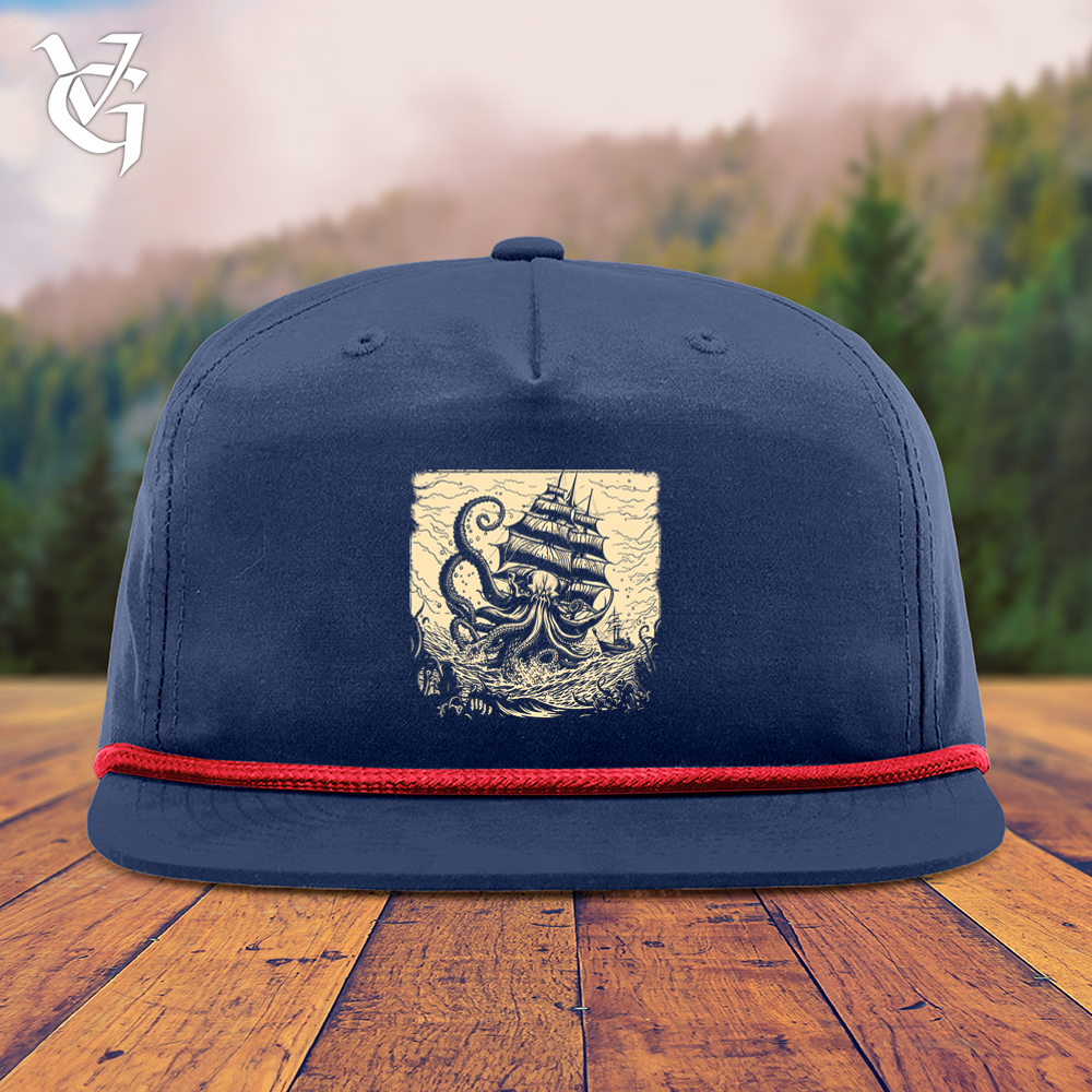 Kraken At Sea Snapback Cap