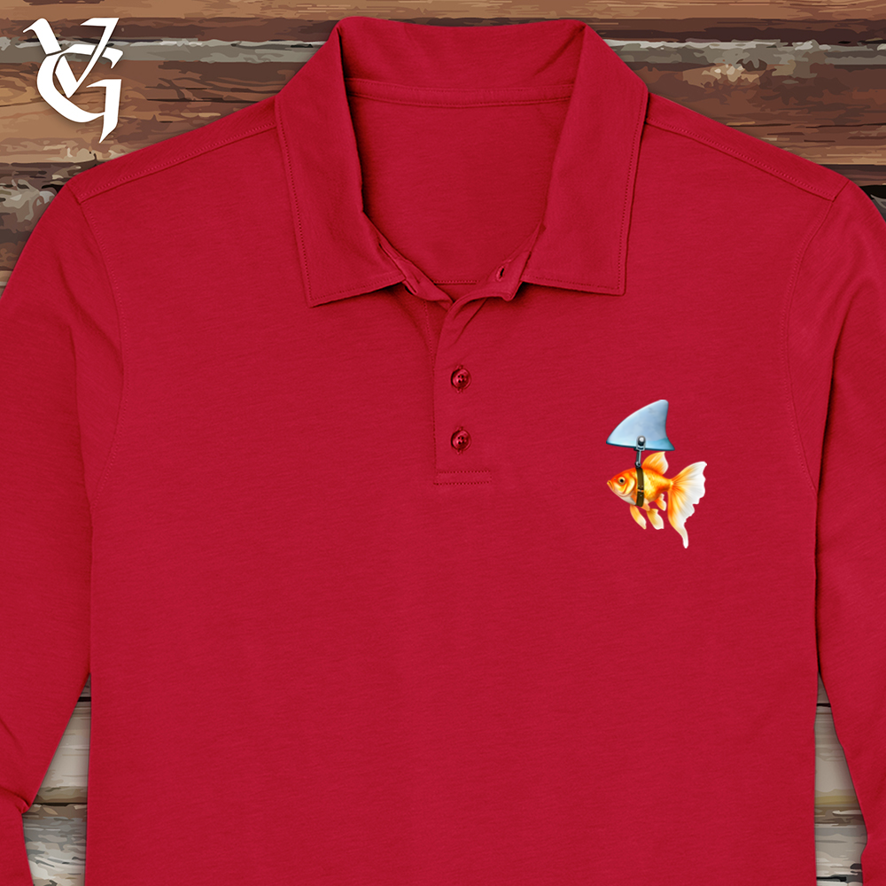 Goldfish Shark Fin Long Sleeve Polo