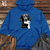 Toilet Paper Teeter Black Shepherd Midweight Hooded Sweatshirt