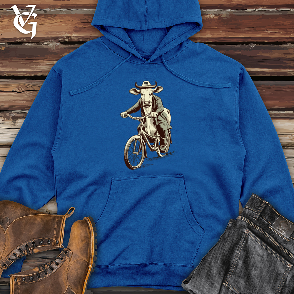 Bicycle Bovine Adventures Midweight Hooded Sweatshirt