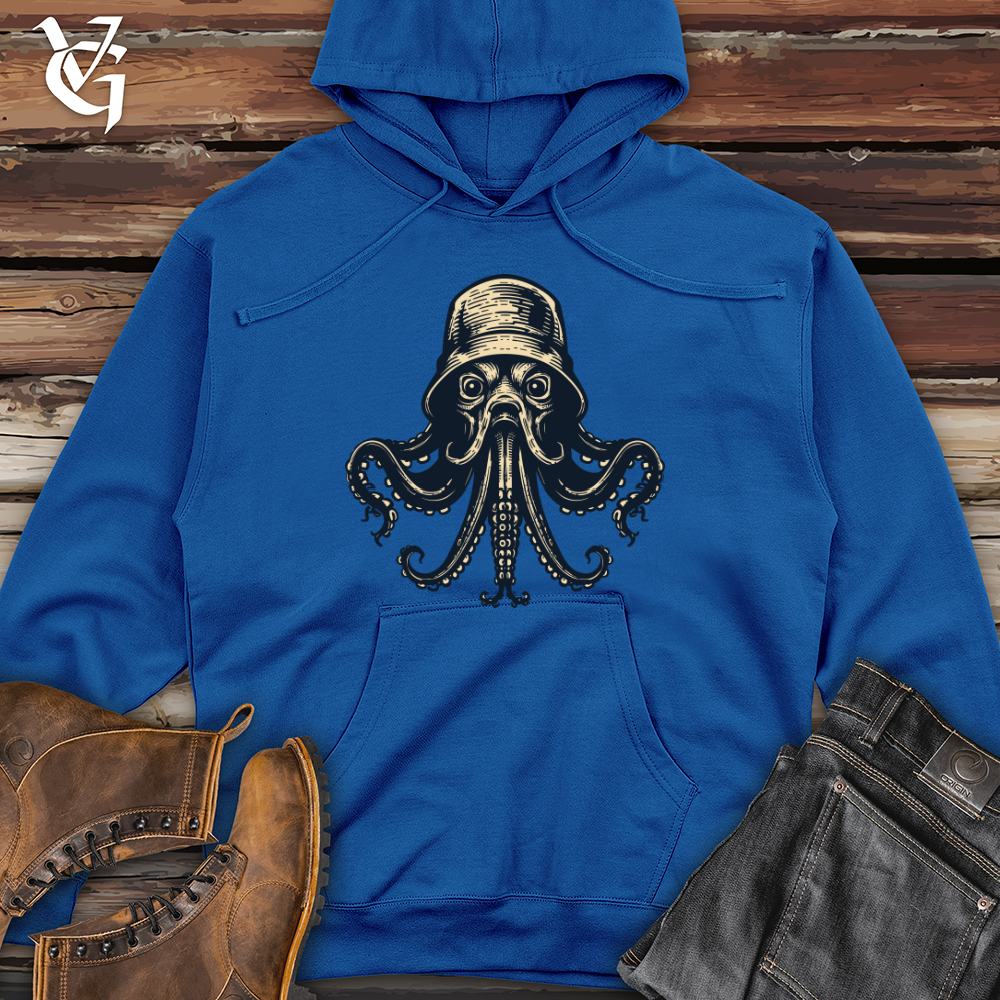 Dark Octopus Midweight Hooded Sweatshirt