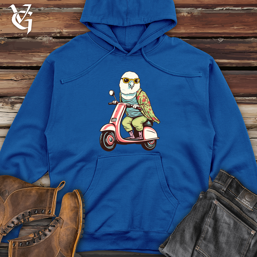 Parakeet Scooter Cruise Midweight Hooded Sweatshirt