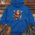 Retro Skating Sasquatch Midweight Hooded Sweatshirt