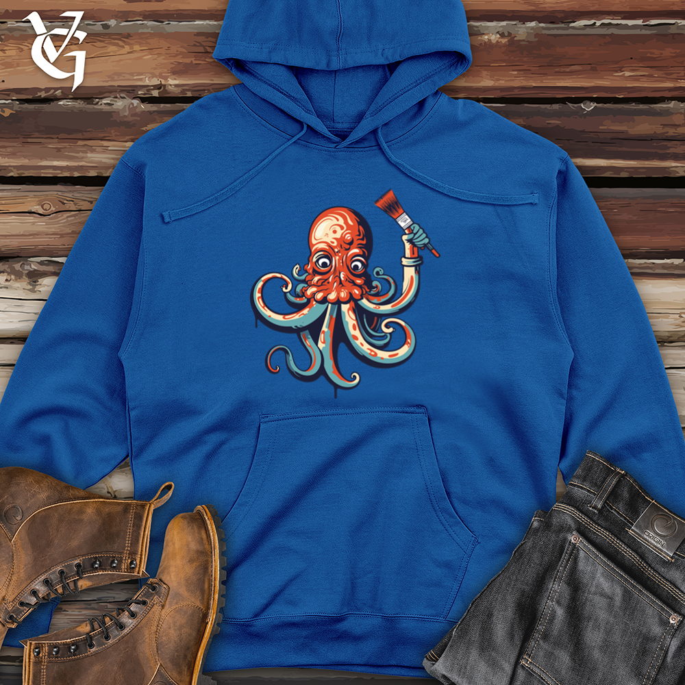 Vintage Artistic Octo Midweight Hooded Sweatshirt