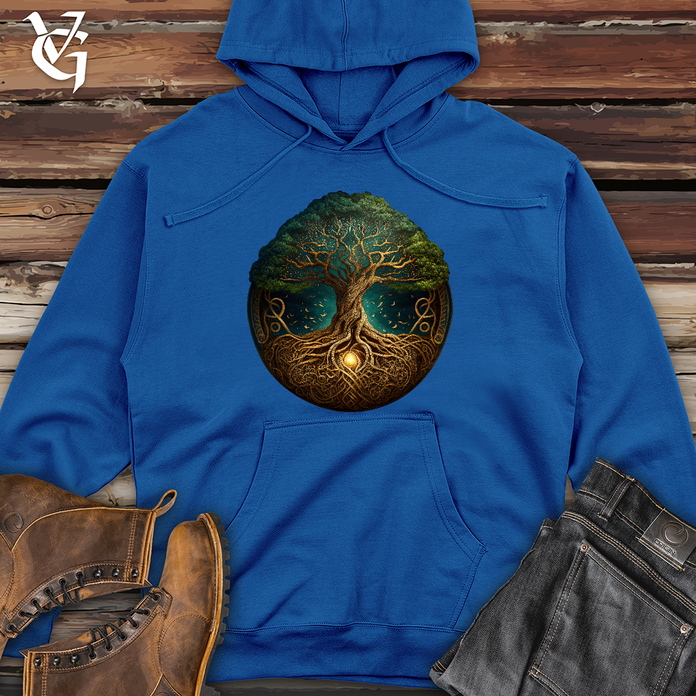 Yggdrasil Tree Midweight Hooded Sweatshirt