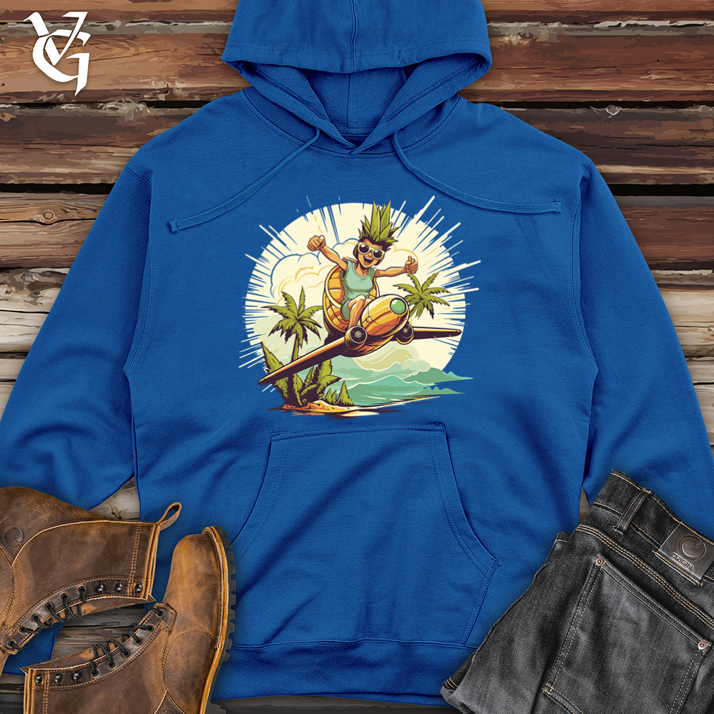 Aviator Pineapple Adventure Midweight Hooded Sweatshirt