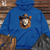 Retro Cowboy Lion 01 Midweight Hooded Sweatshirt