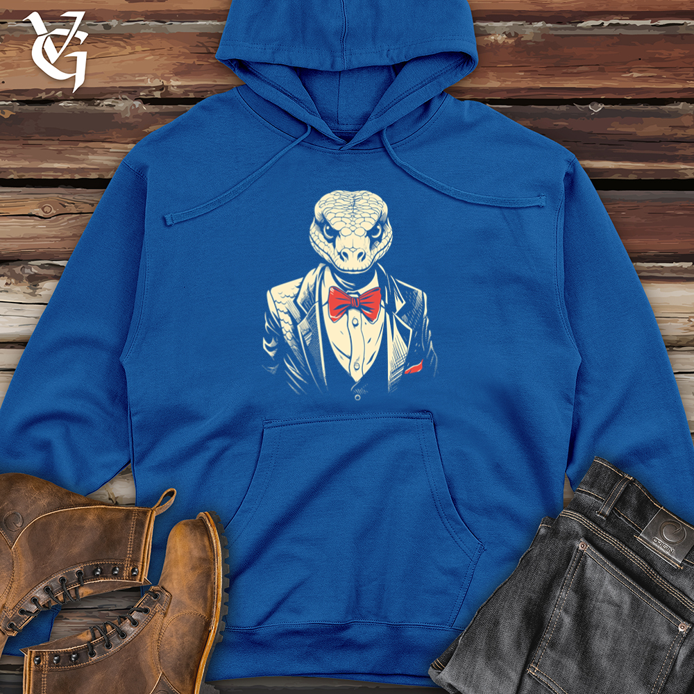 Retro Tuxedo Snake Midweight Hooded Sweatshirt