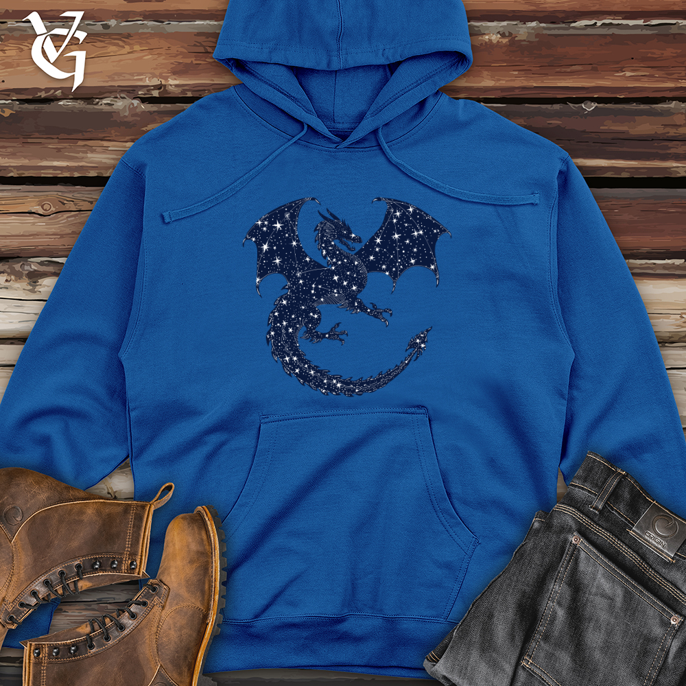 Celestial Dragon Dance Midweight Hooded Sweatshirt