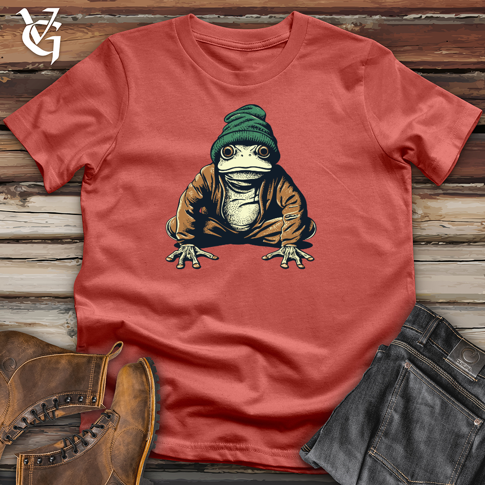 Slouchy Beanie Frog Cotton Tee