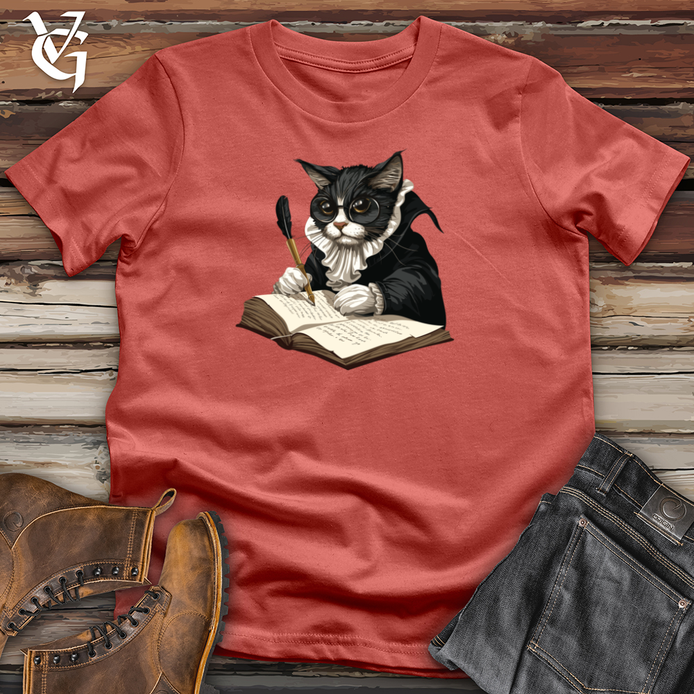 Cat Quill Author Cotton Tee