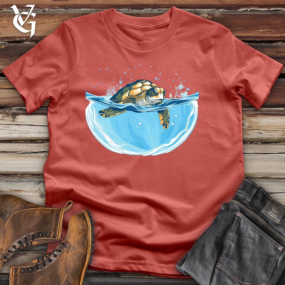 Crystal Clear Turtle Cotton Tee