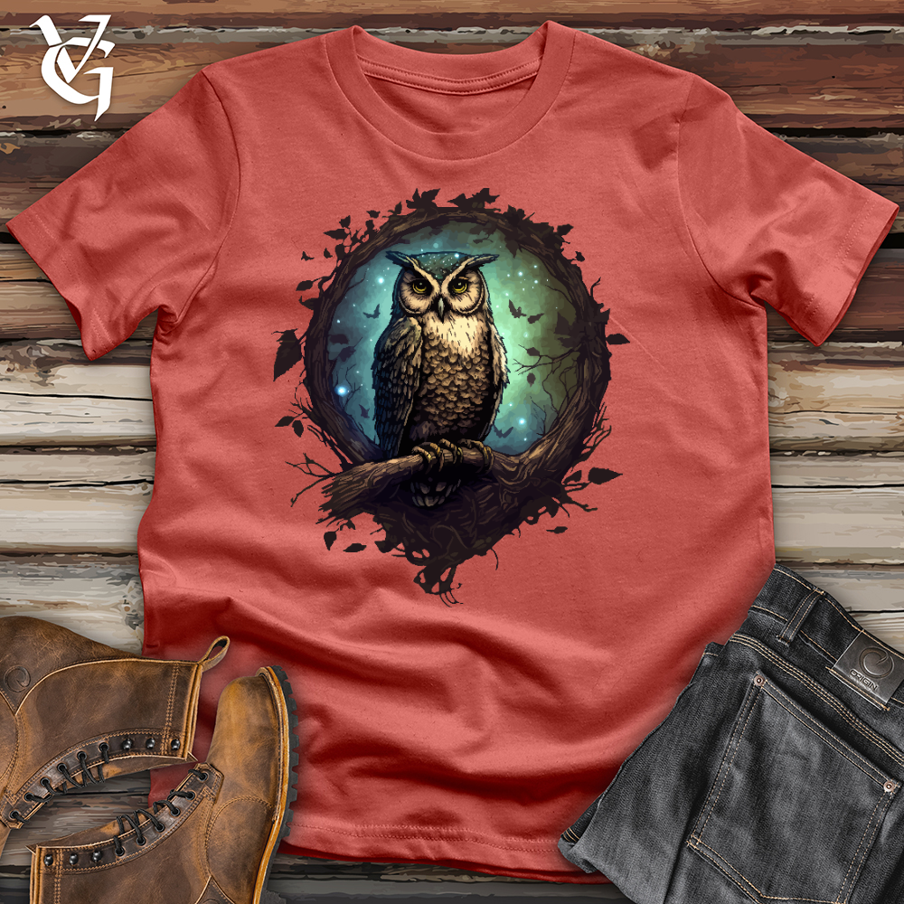 Owl Cosmic Dust Cotton Tee