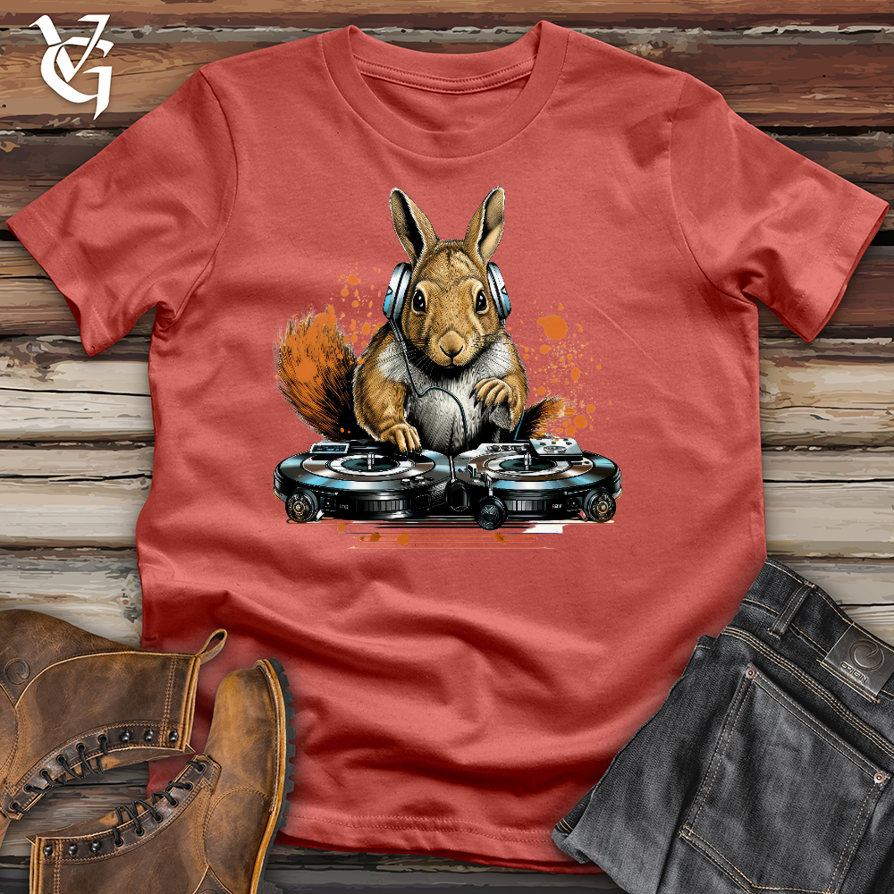Dj Squirrel Cotton Tee