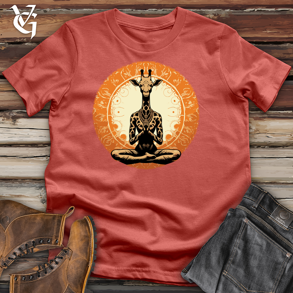 Zenful Giraffe Stretch Cotton Tee