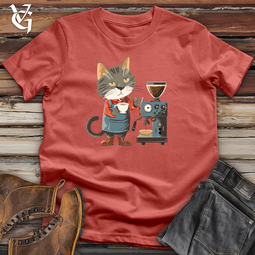 Cat Barista Brew Cotton Tee