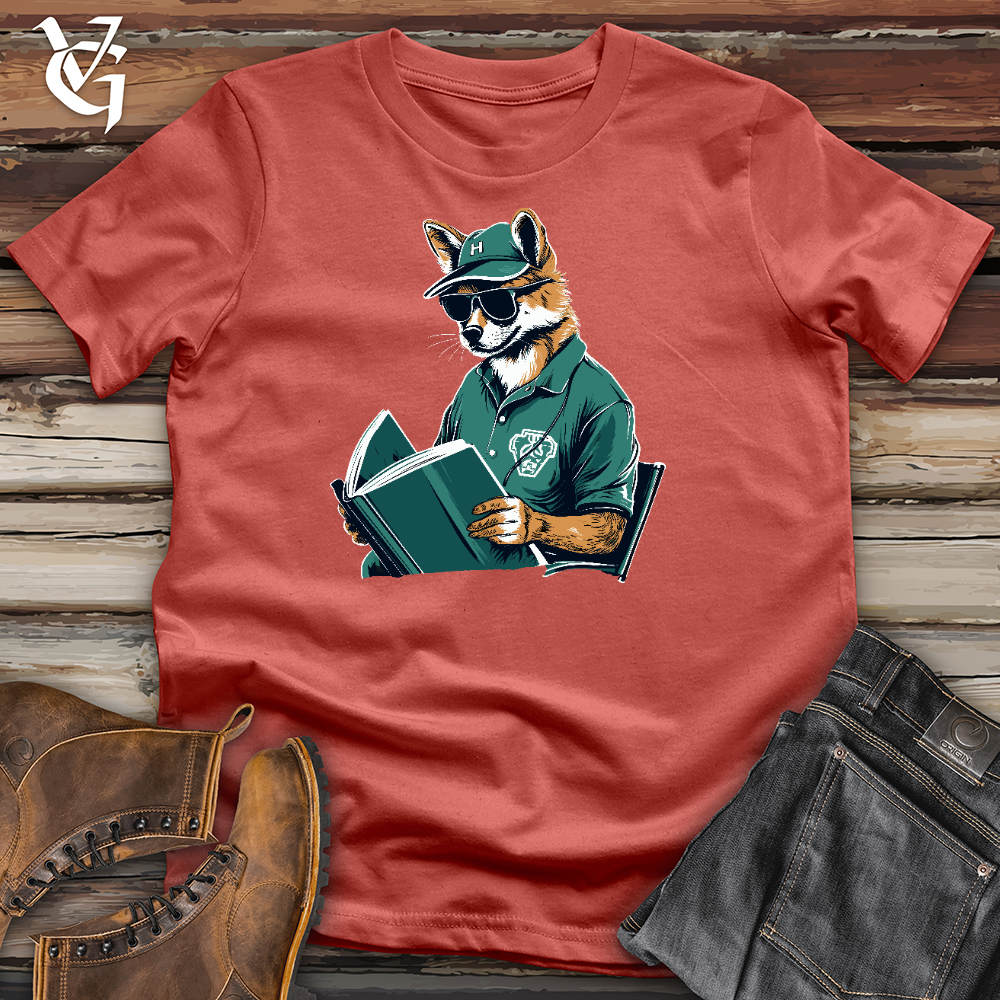 Fox Reading Book Cotton Tee