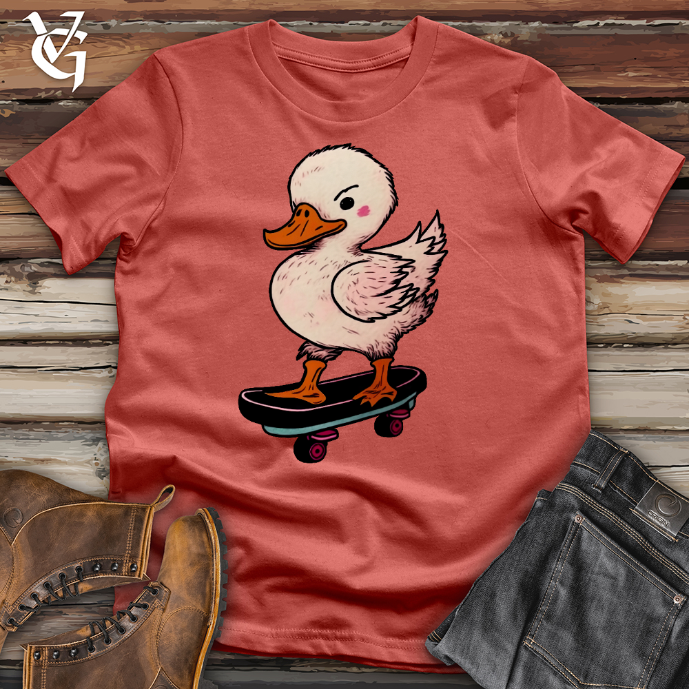 Skateboarding Duck Cotton Tee