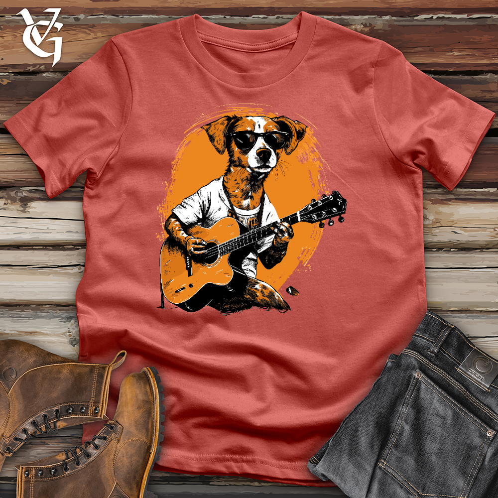 Dog Guitarist Cotton Tee