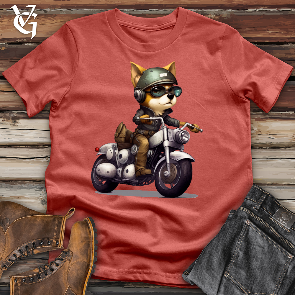 Biker Dog Cotton Tee