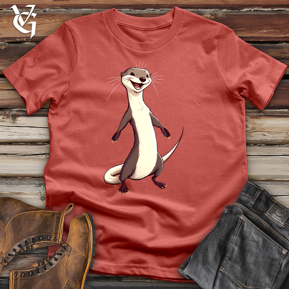Happy Weasel Cotton Tee