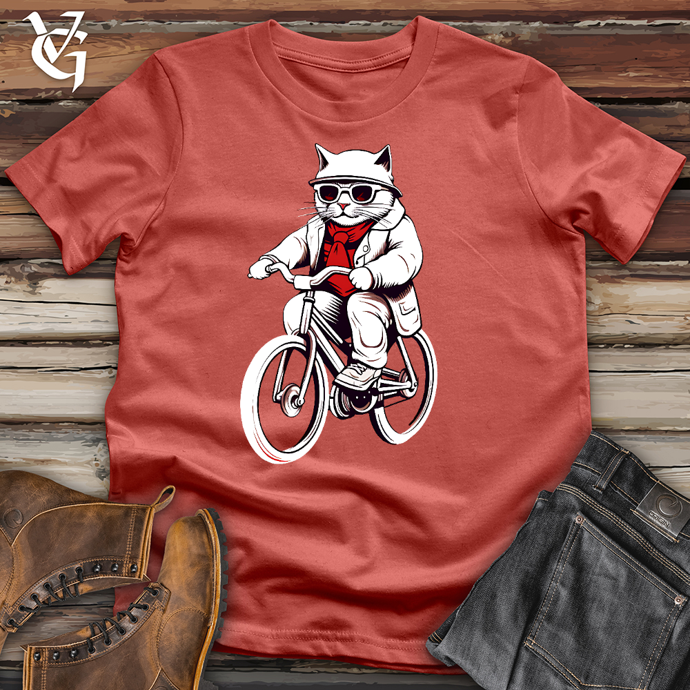 Cat Cycle Cotton Tee