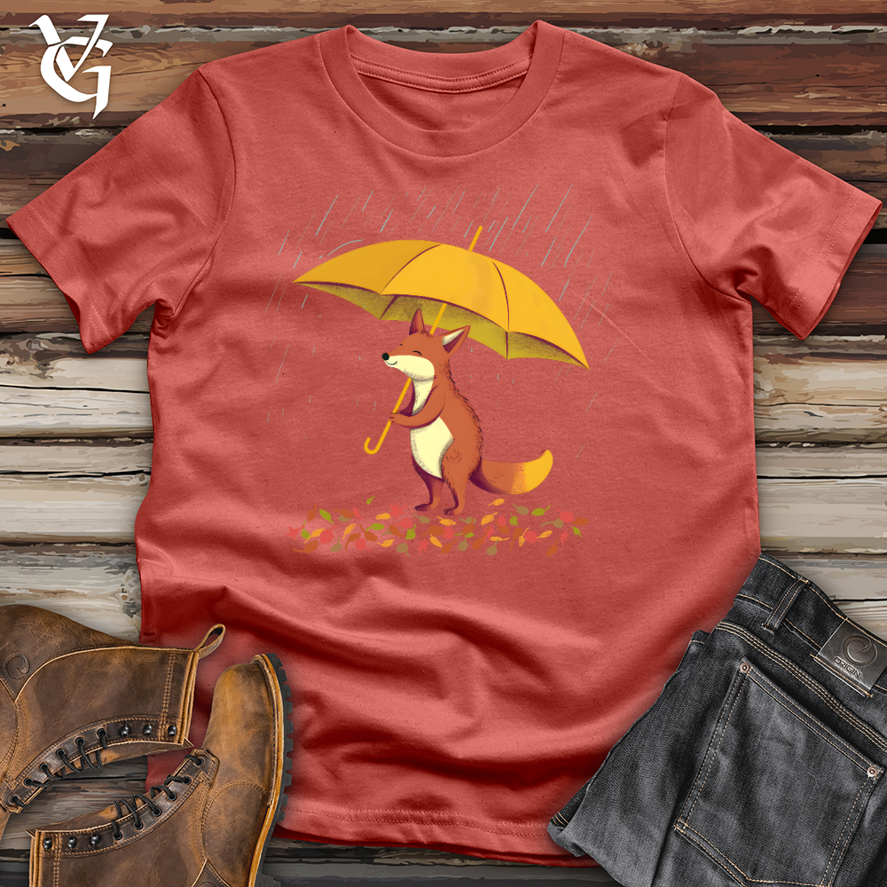 Fox In The Rain Cotton Tee