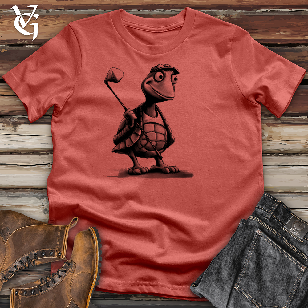Gone Golfing Turtle Cotton Tee