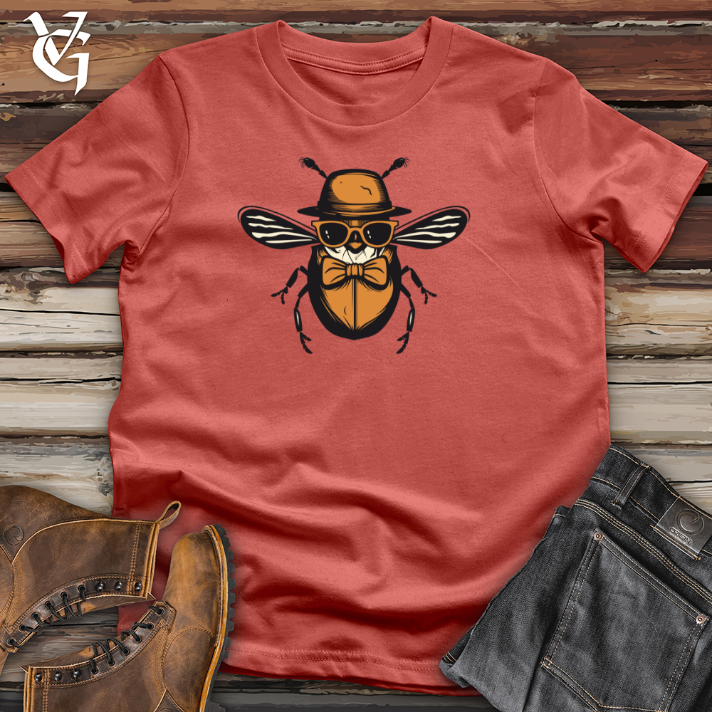 Retro Bowtie Beetle Cotton Tee