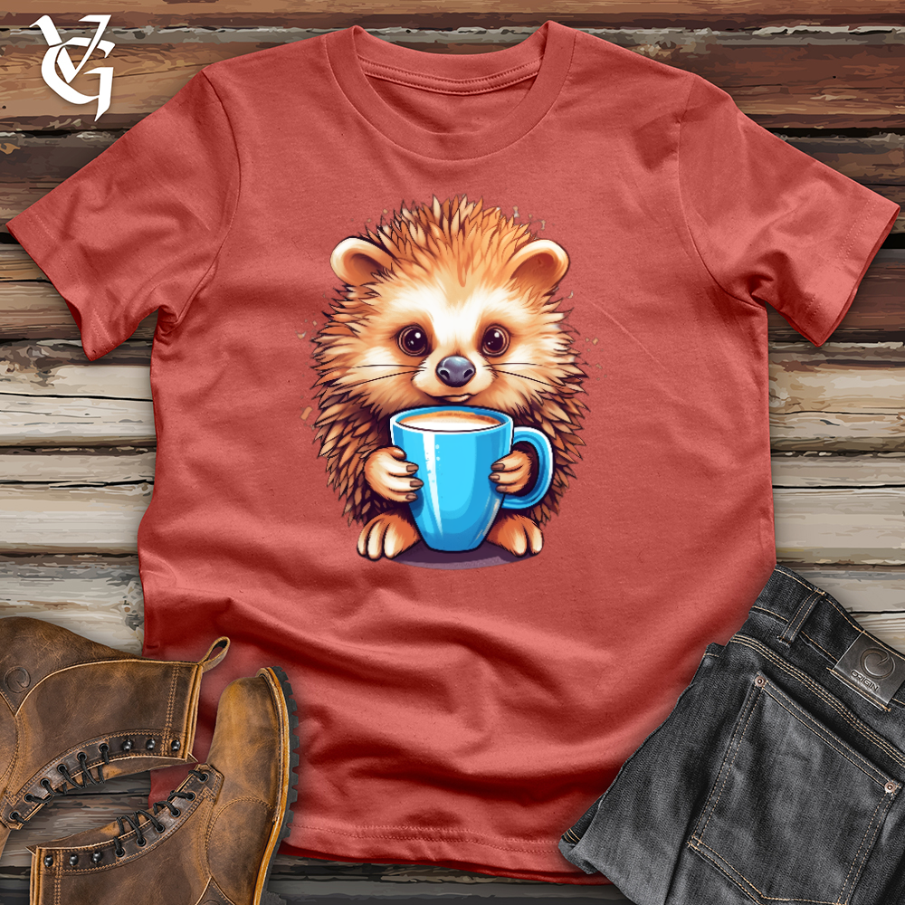 Latte Hedgehog Cotton Tee