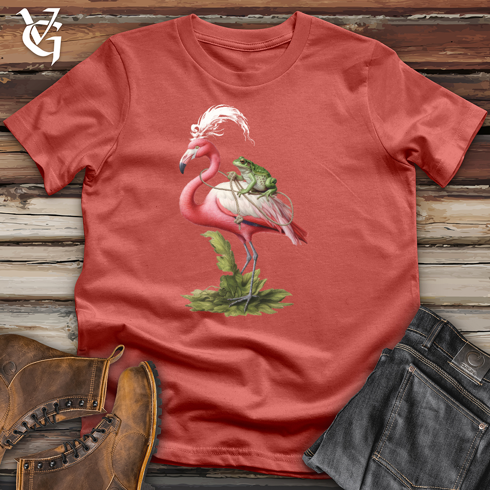 Frog & Flamingo Friends Cotton Tee
